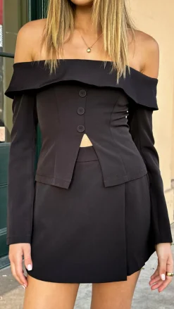 LILYWHYT Sets|Bottoms^Maeve Skort - Black
