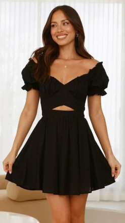 Pink Diamond Sale Dresses^Magnolia Mini Dress - Black
