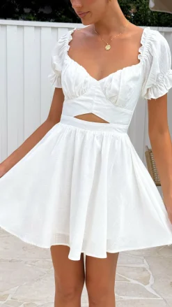Pink Diamond Sale Dresses^Magnolia Mini Dress - White