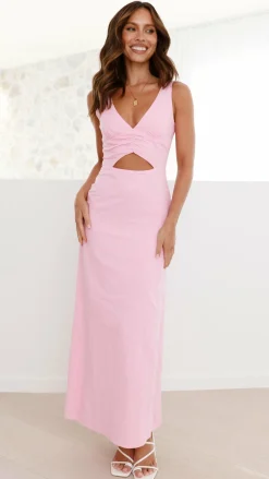 Luvalot Sale Dresses^Mahalia Maxi Dress - Baby Pink