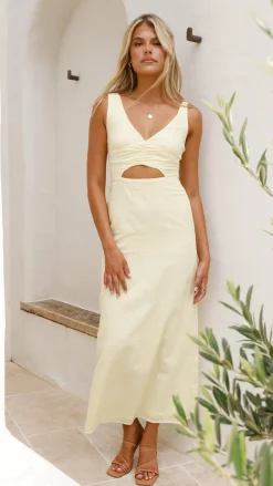 Luvalot Sale Dresses^Mahalia Maxi Dress - Soft Yellow