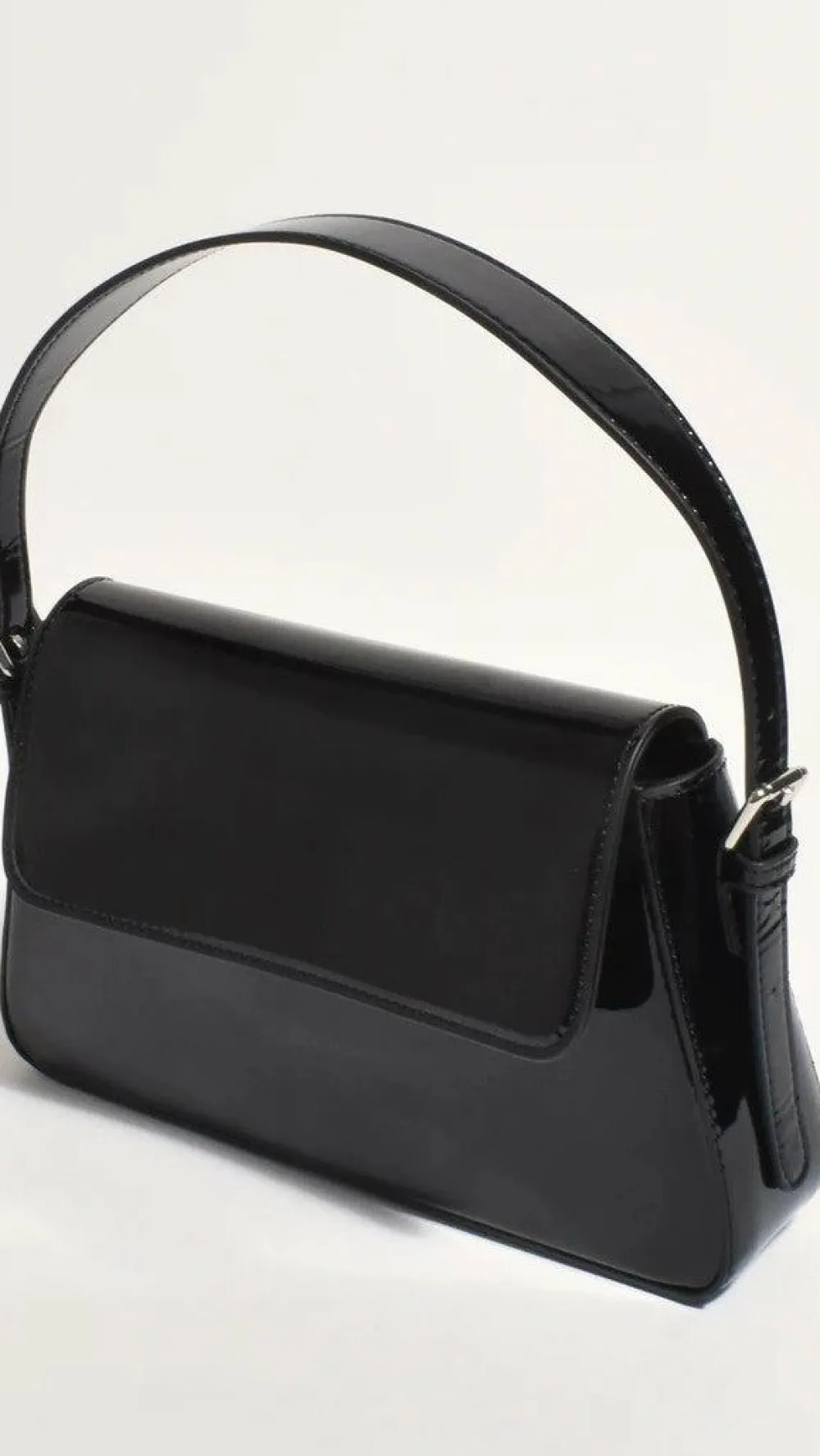 Adorne Bags|Event Ready Dresses^Maisie High Shine Handbag - Black