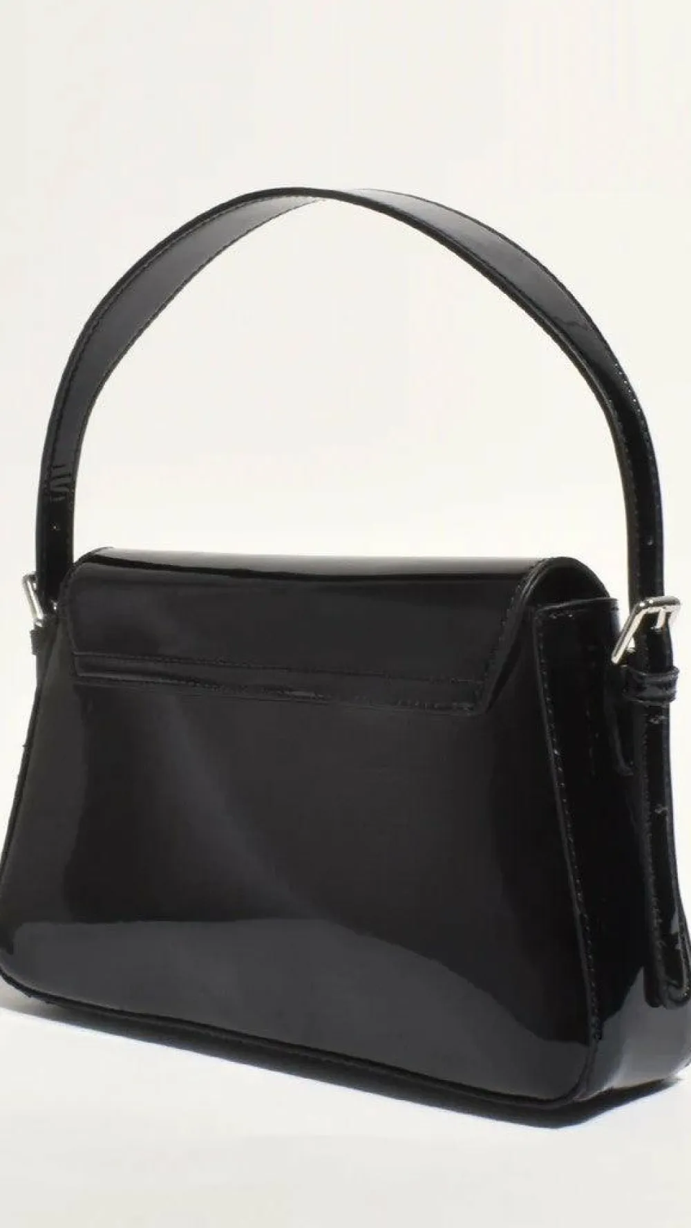 Adorne Bags|Event Ready Dresses^Maisie High Shine Handbag - Black