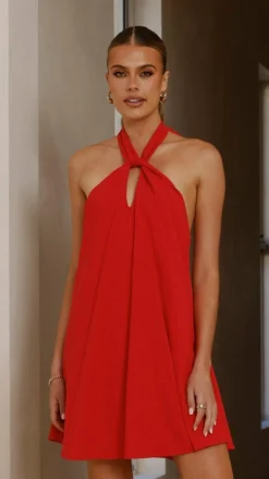 LILYWHYT Dresses|Mini^Maja Mini Dress - Red