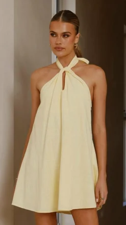 LILYWHYT Dresses|Mini^Maja Mini Dress - Yellow