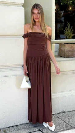 Prem Group Dresses|Maxi^Manalla Maxi Dress - Brown