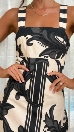 Mia Milani Dresses|Maxi^Mandy Maxi Dress - Cream / Black