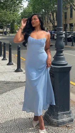 SASHA (BNE) Dresses|Midi^Margie Midi Dress - Blue