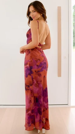 SASHA (BNE) Dresses|Midi^Margie Midi Dress - Dark Rose