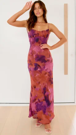 SASHA (BNE) Dresses|Midi^Margie Midi Dress - Dark Rose