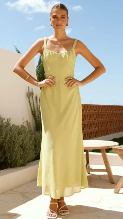 SASHA (BNE) Dresses|Midi^Margo Midi Dress - Lime