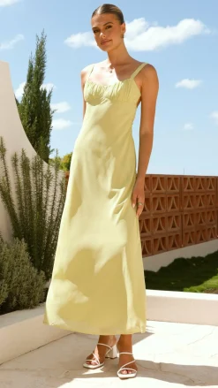 SASHA (BNE) Dresses|Midi^Margo Midi Dress - Lime