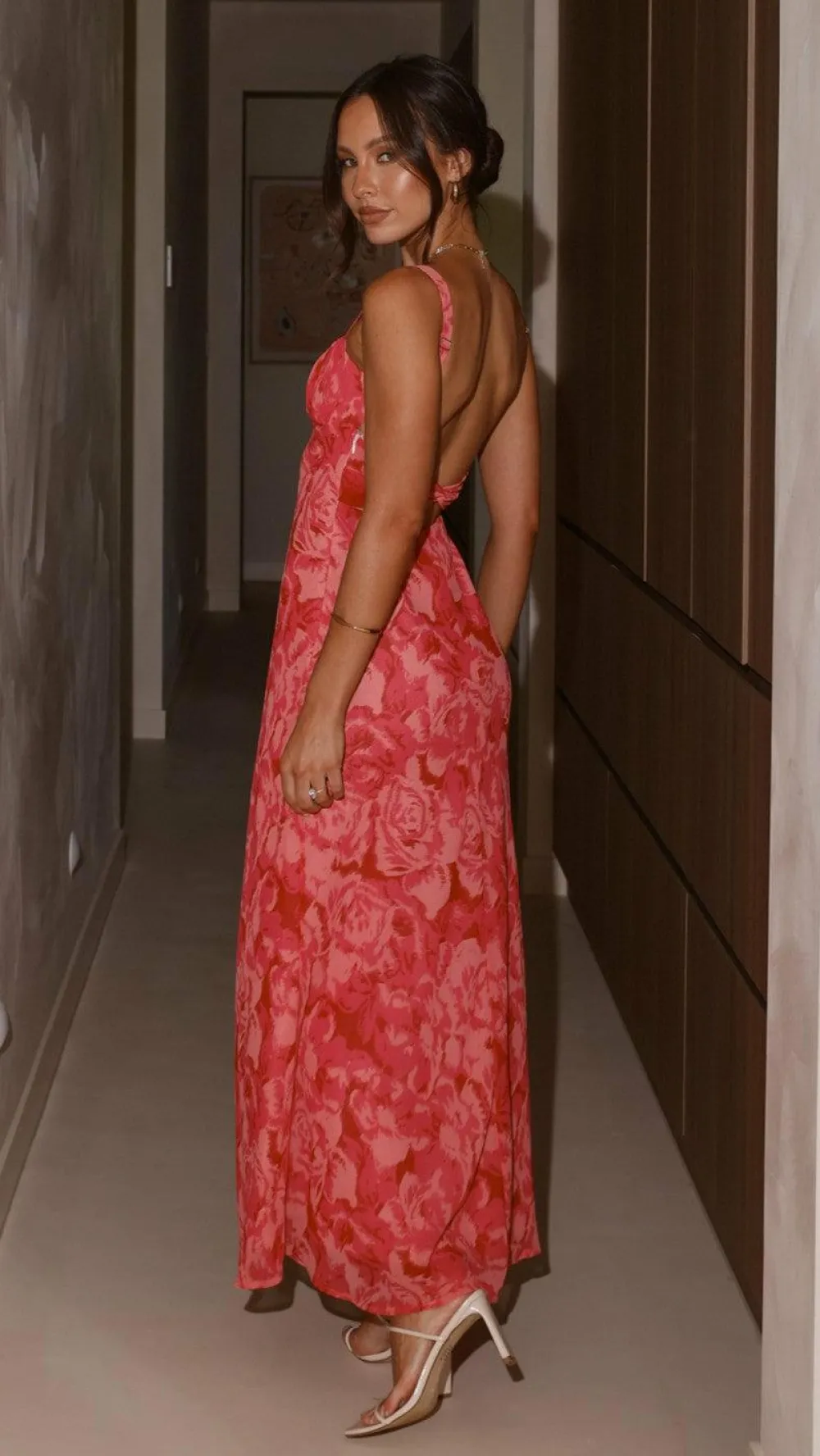 SASHA (BNE) Dresses|Midi^Margo Midi Dress - Pink Floral