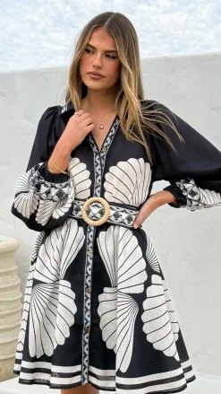 Bubblegum Dresses|Mini^Mariel Long Sleeve Mini Dress - Black