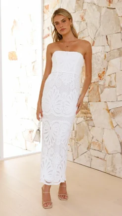 SASHA (BNE) Hen'S Collection|Dresses^Marina Midi Dress - White
