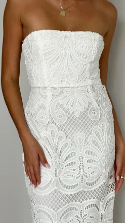 SASHA (BNE) Hen'S Collection|Dresses^Marina Midi Dress - White