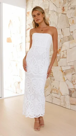 SASHA (BNE) Hen'S Collection|Dresses^Marina Midi Dress - White