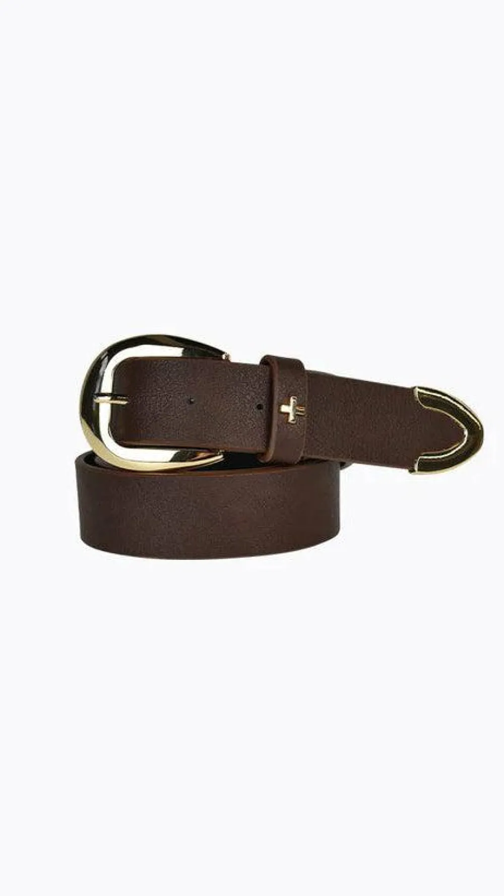 Peta and Jain Belts^Marissa Belt - Choc PU