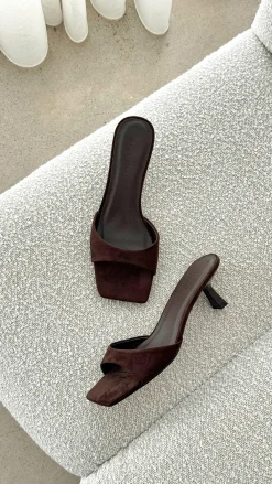 Billini Billini|Heels^Meadow Heel - Dark Cacao Suede