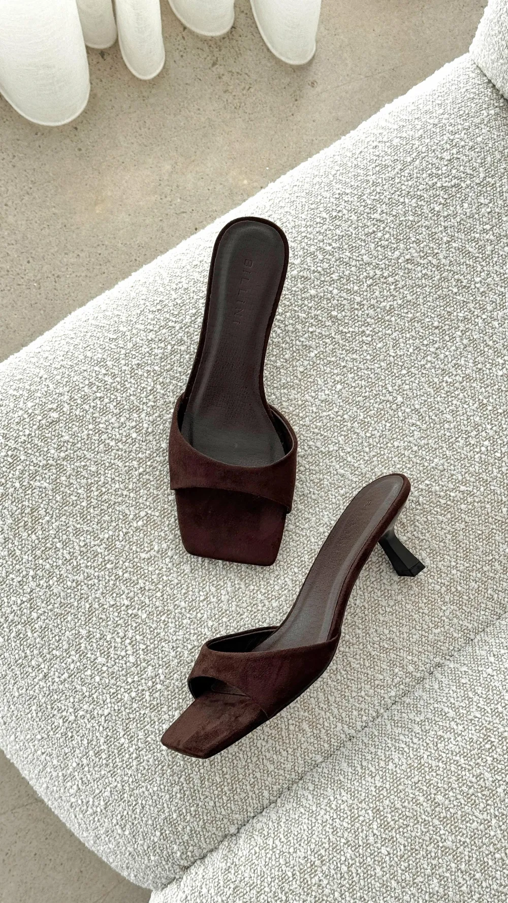 Billini Billini|Heels^Meadow Heel - Dark Cacao Suede