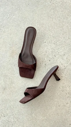 Billini Billini|Heels^Meadow Heel - Dark Cacao Suede