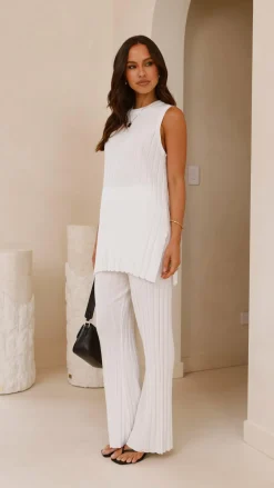 Fashion Allied Knit Tops|Knitwear^Megan Knit Top - White