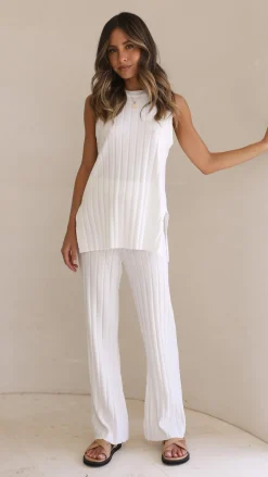 Fashion Allied Knit Tops|Knitwear^Megan Knit Top - White