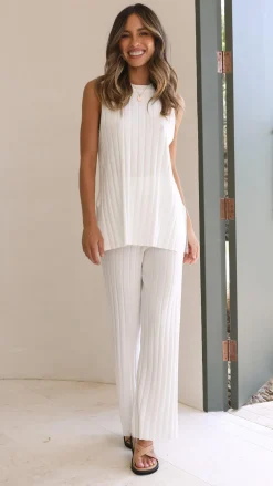 Fashion Allied Knit Tops|Knitwear^Megan Knit Top - White