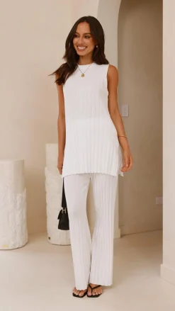 Fashion Allied Knit Tops|Knitwear^Megan Knit Top - White
