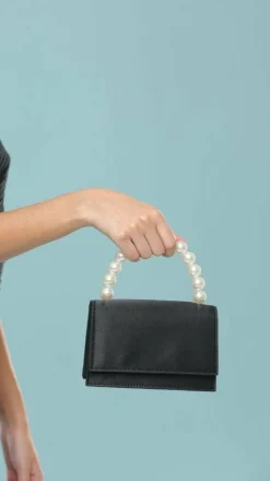 Morgan and Taylor Bags|Wedding Guest Dresses^Melanie Top Handle Bag - Black