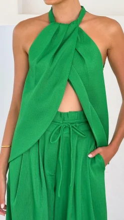Main St Sets|Tops^Melinda Halter Top - Green