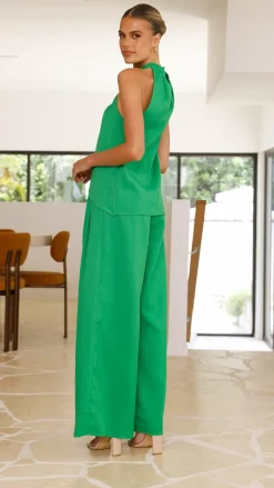 Main St Sets|Bottoms^Melinda High Waist Pants - Green