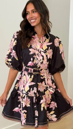 YH AND CO Dresses|Mini^Michelle Mini Dress - Black / Pink