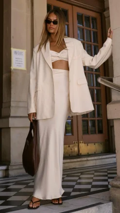 SASHA (BNE) Sets^Mila Maxi Skirt - Ivory