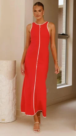 YH AND CO Sale Dresses|Casual^Milli Maxi Dress - Red/White