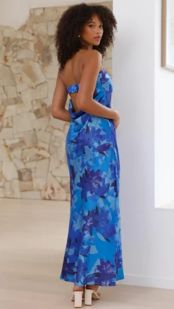 Shareen Dresses|Maxi^Miya Maxi Dress - Blue Floral