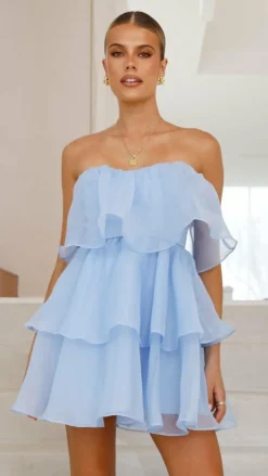 SASHA (BNE) Dresses|Mini^Monet Mini Dress - Blue