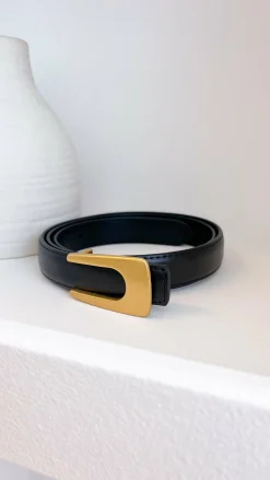 Your Accessory Shop Belts|The Denim Edit^Monica Belt - Black
