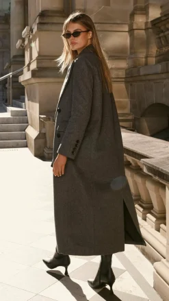 MVN Coats|Coats^- Lost In New York Coat - Charcoal