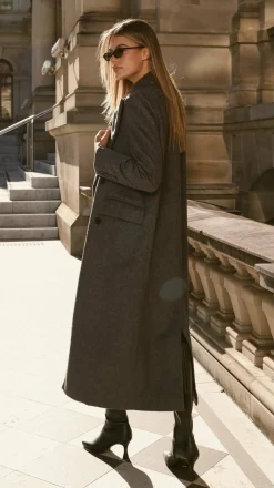 MVN Coats|Coats^- Lost In New York Coat - Charcoal