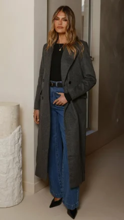 MVN Coats|Coats^- Lost In New York Coat - Charcoal