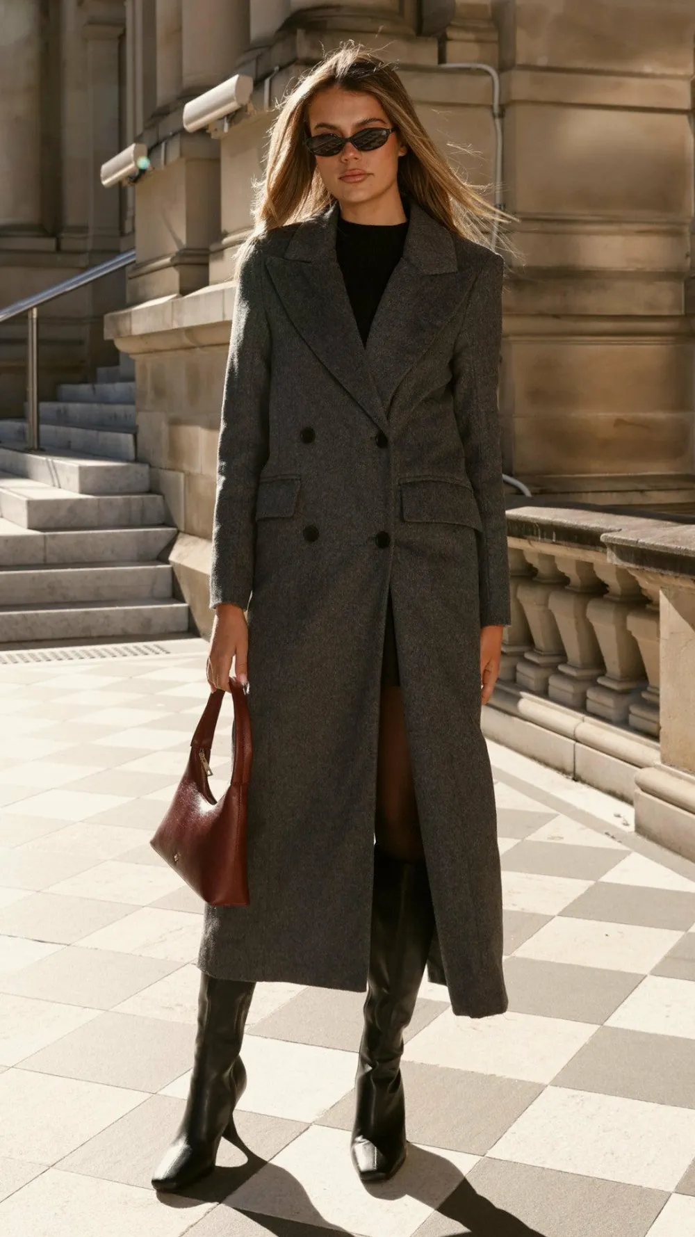 MVN Coats|Coats^- Lost In New York Coat - Charcoal