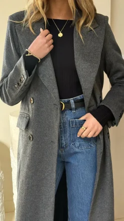 MVN Coats|Coats^- Lost In New York Coat - Charcoal