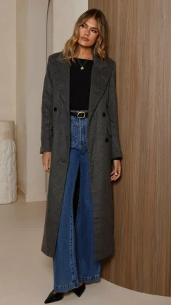 MVN Coats|Coats^- Lost In New York Coat - Charcoal
