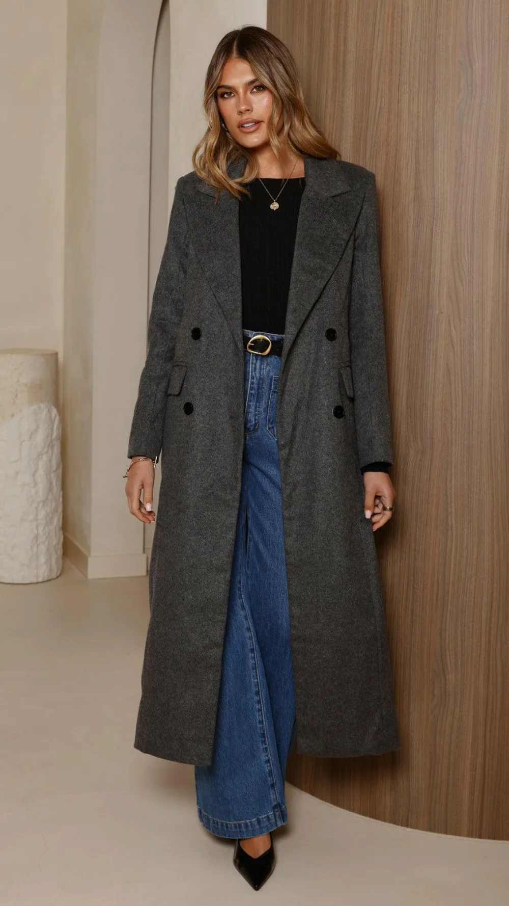 MVN Coats|Coats^- Lost In New York Coat - Charcoal