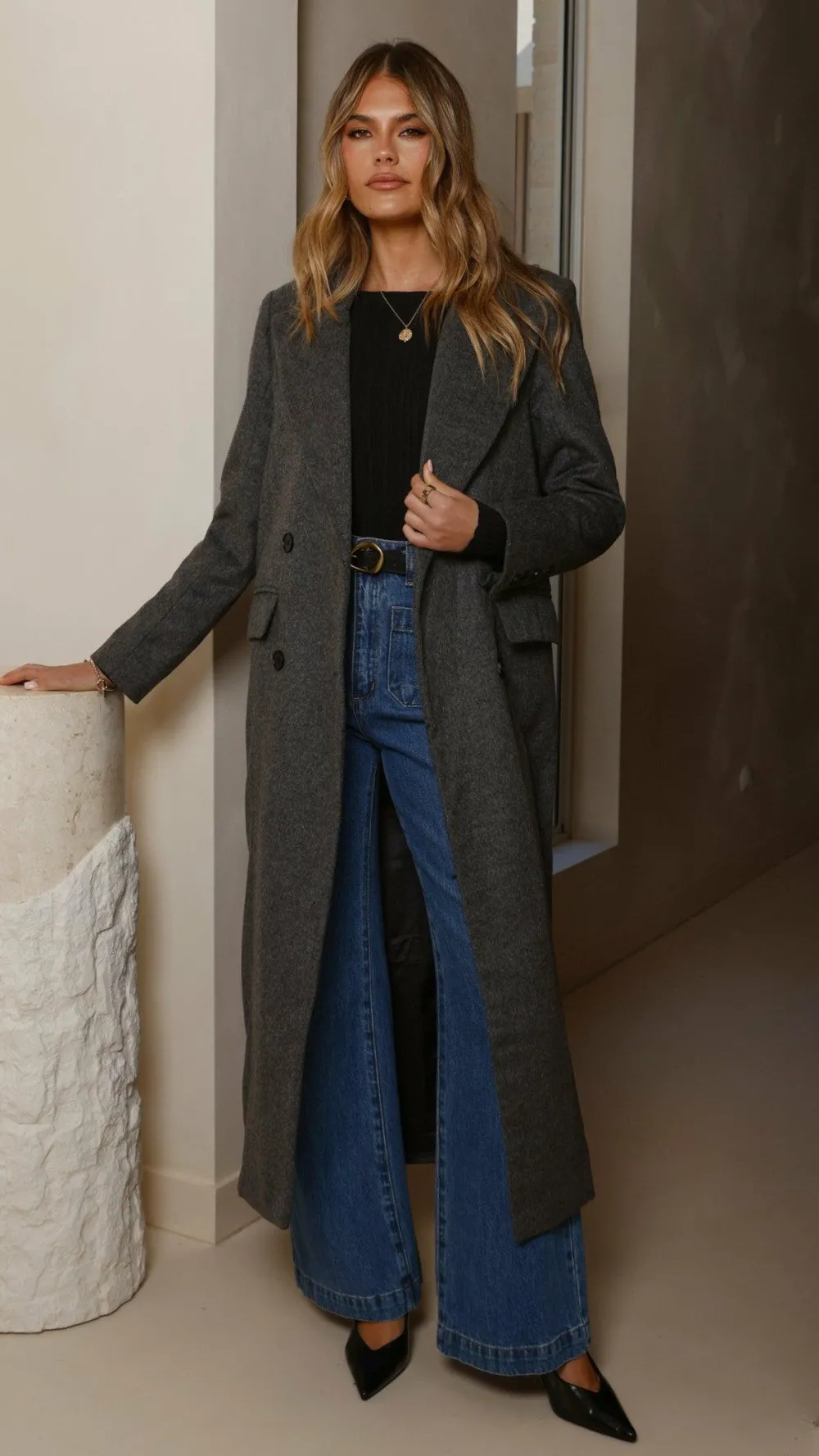 MVN Coats|Coats^- Lost In New York Coat - Charcoal