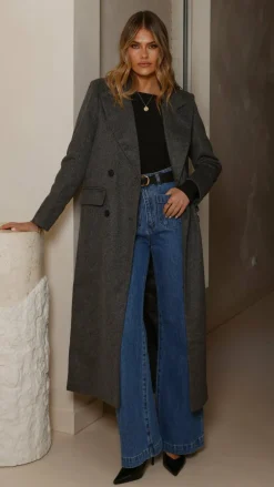 MVN Coats|Coats^- Lost In New York Coat - Charcoal