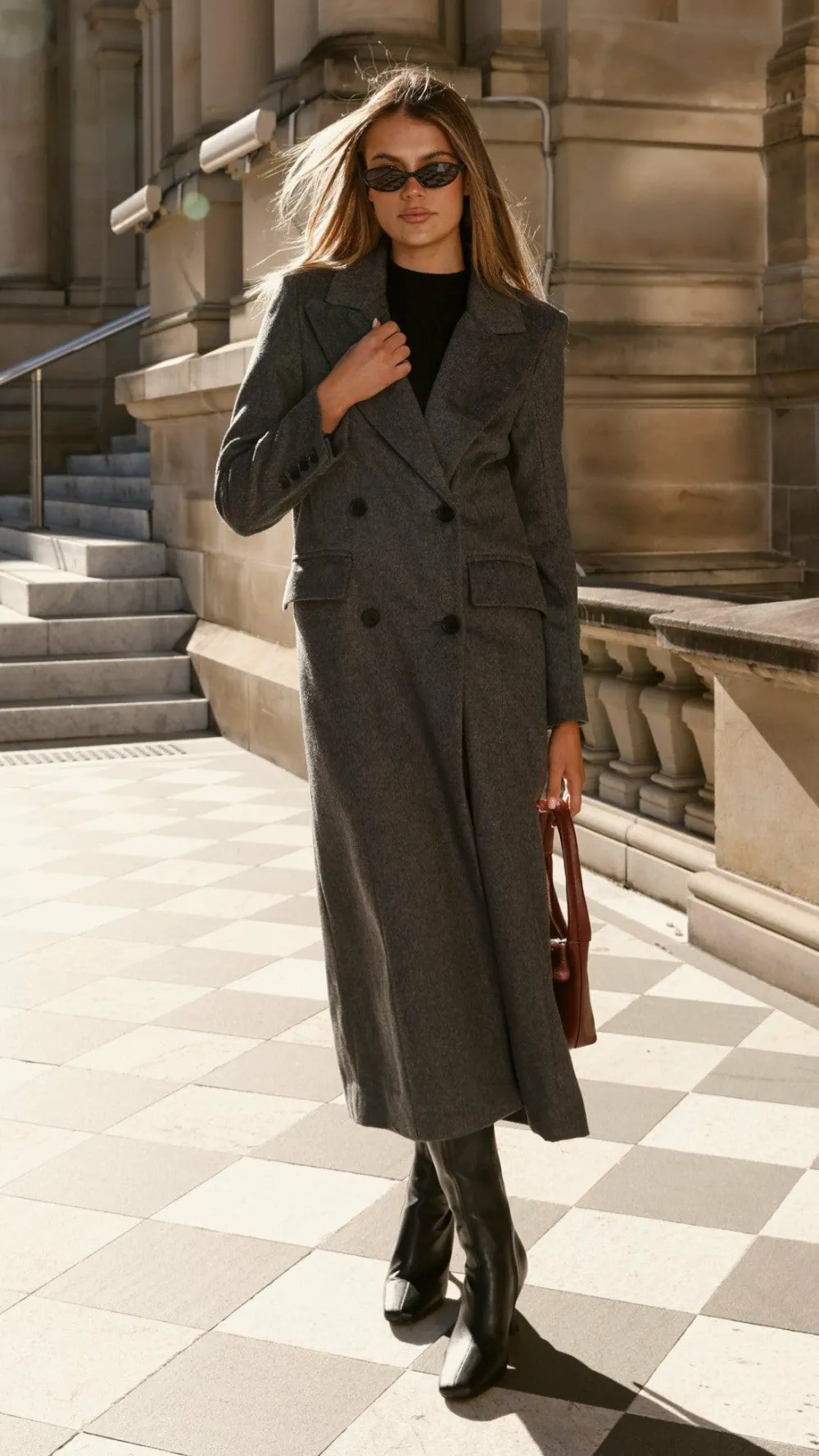 MVN Coats|Coats^- Lost In New York Coat - Charcoal