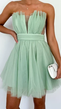 SASHA (BNE) Sale Dresses^Mylee Mini Dress - Sage
