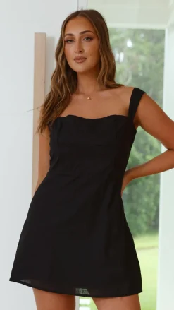 Luvalot Dresses|Mini^Nadalia Mini Dress - Black